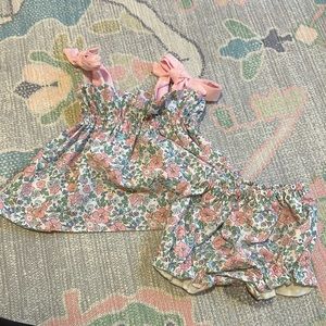 Cecil & Lou Floral Diaper Set